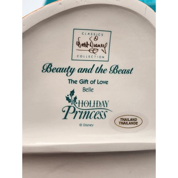 WDCC Belle Holiday Princess Gift of Love Beauty Beast Disney Retired COA Box - Picture 4 of 16